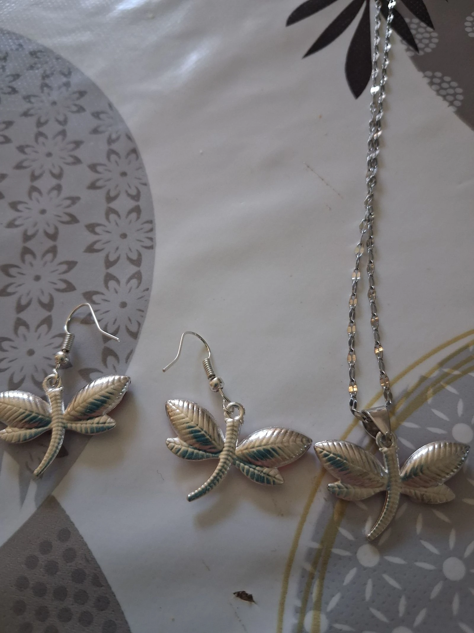 Sieraden set in libellevorm – photo 6